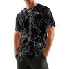 Herre Halloween Trykket Rund Hals Raglan Kort Ermet Topp T-skjorte