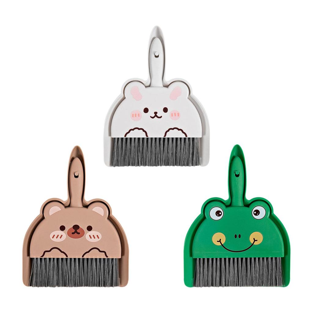 Broom Dustpan Brush Mini Dustpan and Brush Set for Office Living Room Travel