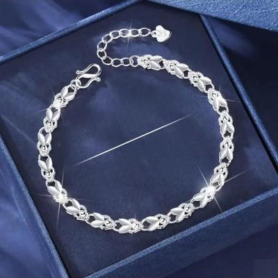 Schmuck mit S925 Silber vergoldet Schmuck für Frauen Glück süße Kaninchen Armband Mädchen Geschenk Mode-Stil