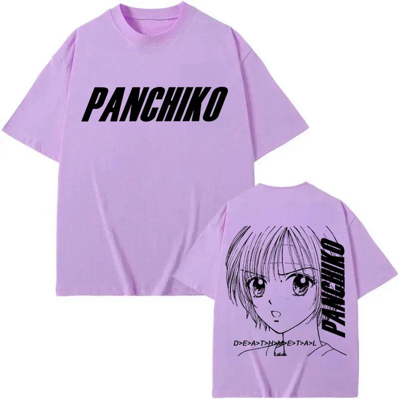 Limitované album Panchiko DEATHMETAL Merch Módní rockové tričko s krátkým rukávem Vysoce kvalitní bavlna Nadměrné tričko Unisex