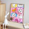 Disney Diamond Painting 5D DIY Kitty Adventure Illustration Art Mosaic Embroidery Decoration Cross Stitch Gift