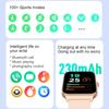 1,96 Zoll Bluetooth Anruf Smartwatch Herren Sport Schlaf Herzfrequenzmonitor Smartwatches Damen 100+ Sportmodelle Musik abspielen Gesundheit