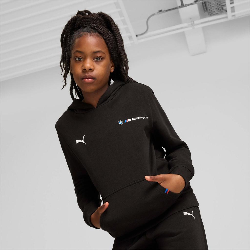 Puma Bmw Mms Kids Ess Hoodie Ft Black [627529 01] size 116