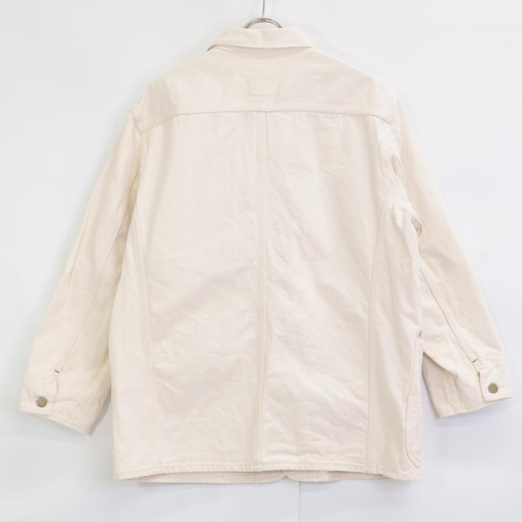 NIGEL CABOURN [WOMAN] Ivory COMBINE COVERALL Jacket 6 off whiteUsed