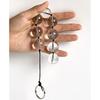 Glass Anal Beads Crystal Butt Plug,Anal Training Beads Anal Chain Prostate Massager Transparent Beads Vagina Anal Plug
