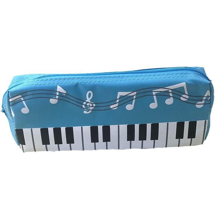 Music Note Piano Pencil Case - Creative Single Layer Stationery Bag for Students