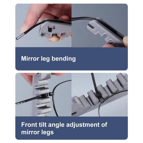 Ajustor Curbură Ochelari Braț Lateral Ochelari Îndoitor Ajustor Ponte Nas Ajustor Ramă Ochelari de Soare Instrument Profesional Optician pentru Reparații Ochelari DIY