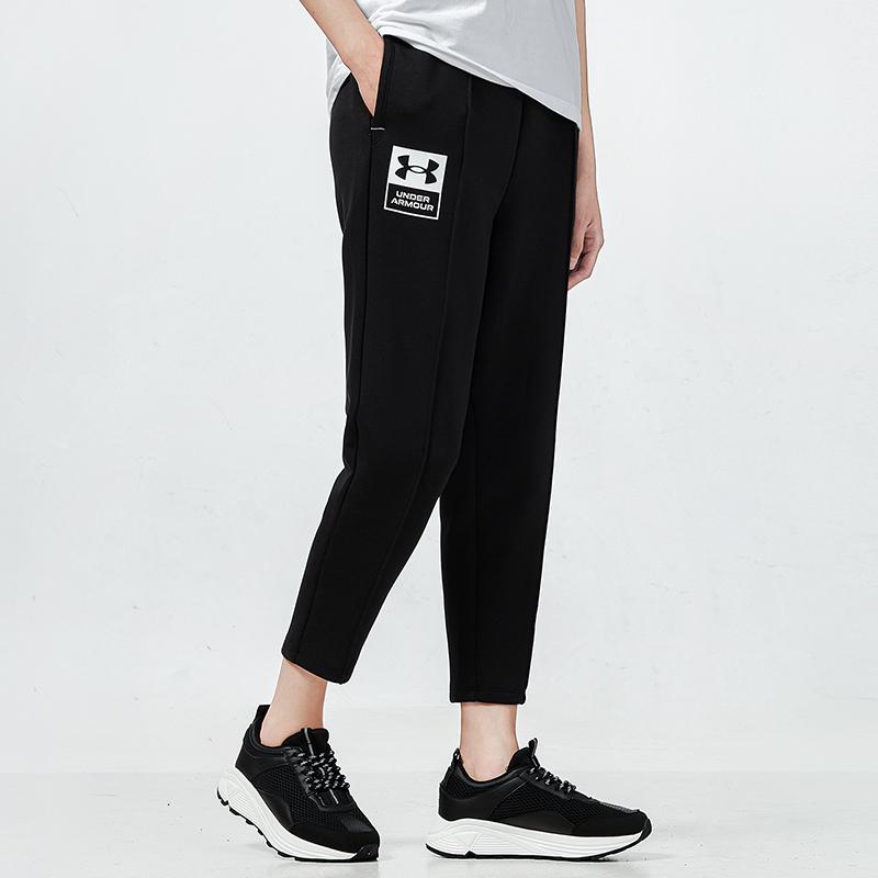 Under Armour Knit Training Pants Women Bottoms Black 1369418-001