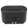 Simulation Aromatherapy Machine Black 225ml 35DB USB Flame Air Diffuser For Coffee Shop Home