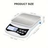 Báscula De Cocina Digital Precisa Para Cocinar Y Hornear, Pérdida De Peso, 5kg, 10kg De Capacidad, 1g De Graduación, Gramos Y On