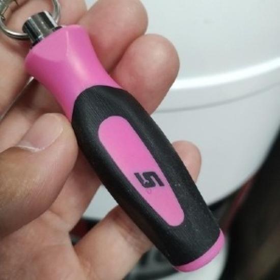 

Snap-on Tools Old Grip Key Holder Pink Black NEW 4.53