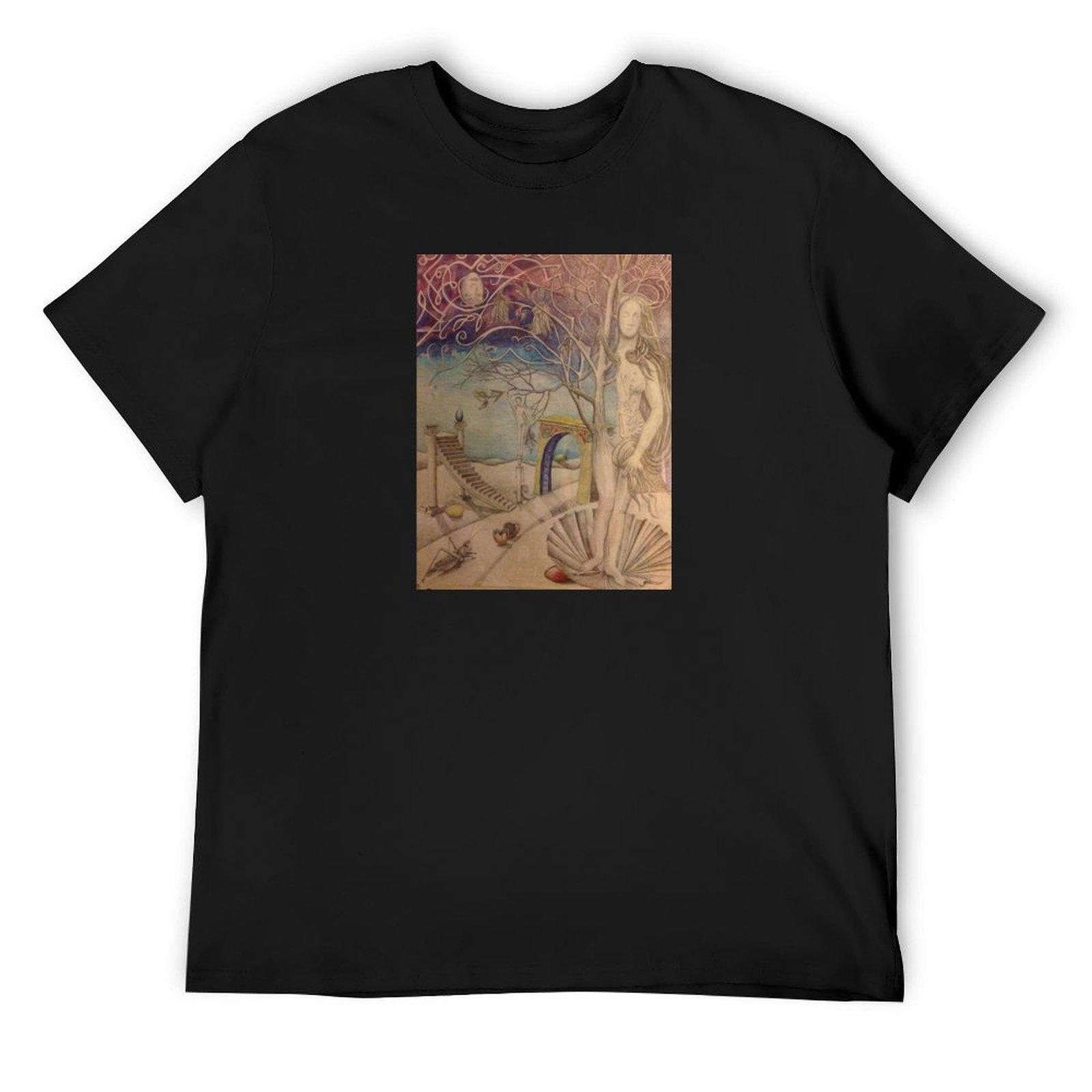 

Идеалы Рождения Венеры Дизайнерские футболки Блузка Хиппи одежда Винтажная аниме футболка Смешные футболки мужские 4XL