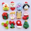 12 Stück Neue Niedliche Weihnachts-Serie Flacher Cabochon Scrapbooking Haarschleifen-Mittelteil Verzierungen DIY Zubehör F85