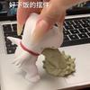 Gag Brian Griffin Vomiting Figurine Family Guy Anime Peripheral Desktop Ornament Trendy Toy Phone Holder Funny Gift For Friends