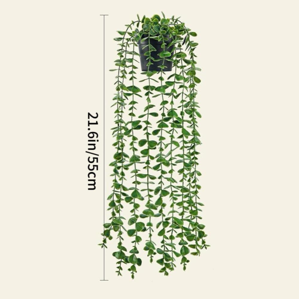 New Persian Fern Leaves Vines Home Room Decor Hanging Artificial Plant Plastic Leaf Grass Wedding Party Wall Balcony Decoration