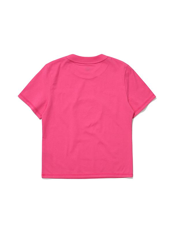 BBC EARTH Heart Graphic Short Sleeve T-Shirt_Pink