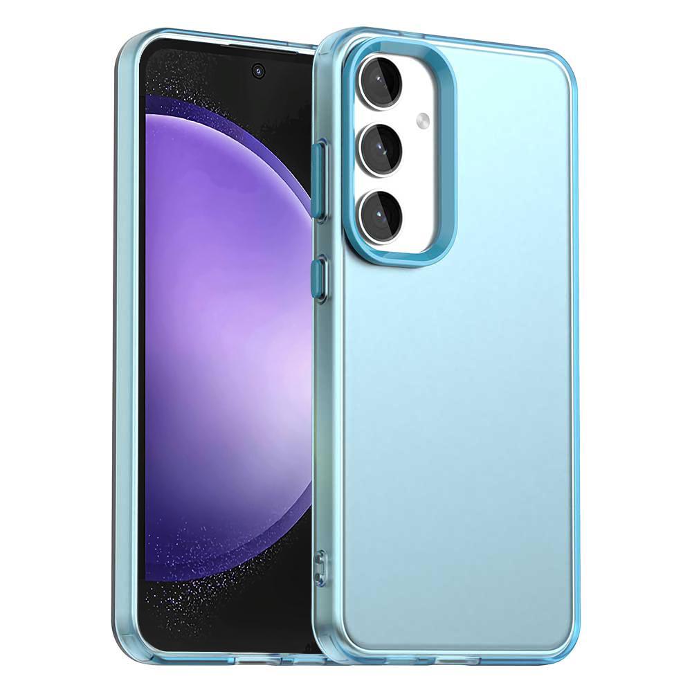 For Samsung Galaxy S23 FE Case PC+TPU+PET Matte Anti-Drop Phone Back Cover