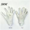 Durable Plastic Skeleton Hands 1 Pair Halloween Hands, Realistic Zombie Life Flexible Placement Ghost Size Severed Fake for Terror Scary Props,
