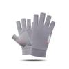 Breathable Ice Silk Gloves Half Finger Anti-UV Sun Protection Cycling Running Fishing Driving Sports Quick Dry Thin Glove