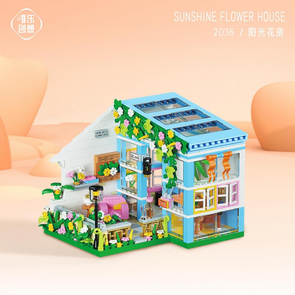 IMPLAY TOYS Fairy Tail Town Series House Verze Sunshine Flower House 608 kusů (2036)