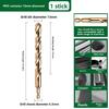 1-13mm Cobalt HSS Twist Drill Bit Straight Shank Hex Carbide Tip for Metal Stainless Steel Iron 304 Drilling