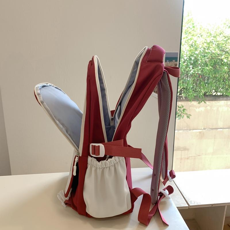 Рюкзак для школьников средней школы с цветными блоками — фото 11