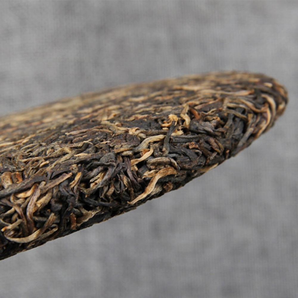 Yunnan Pu-erh Tea Cake 400g 2006 Menghai Qizi Ripe Puer Big Leaf Chinese Green Tea