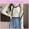 Knit Cardigan Set For Women With Wool And Ice Silk For Spring Casual Wear