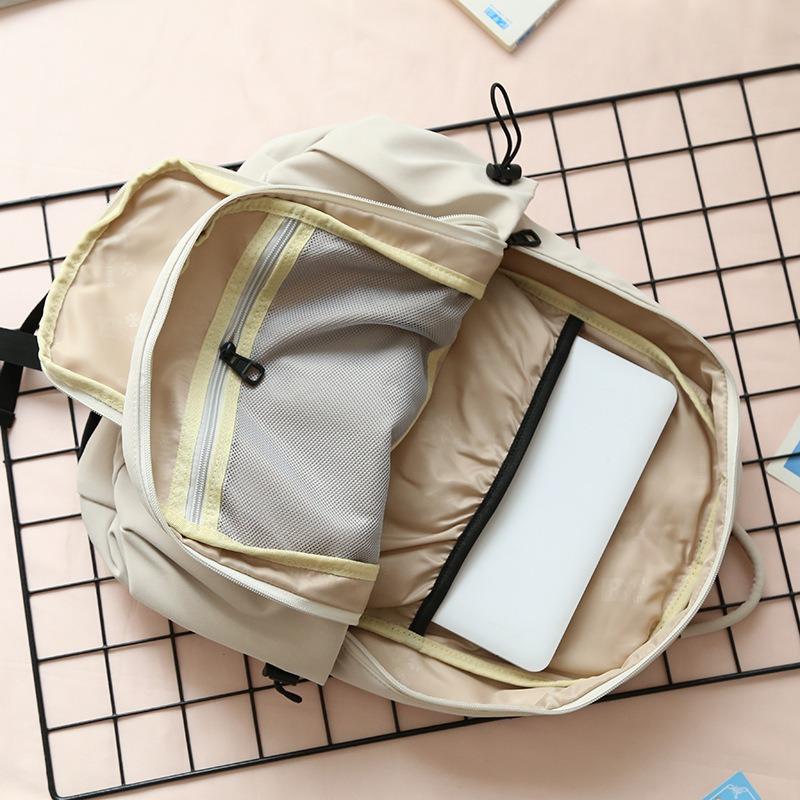 Autumn and Winter New Simple Style Backpack Fashion Letter Printing Travel Backpack Junior High School High School Student College Student Schoolbag