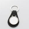Sublimation Blank Round Keychain with for Key Ring Heat Transfer Keychain for Christmas Valentine Graduation Day Present