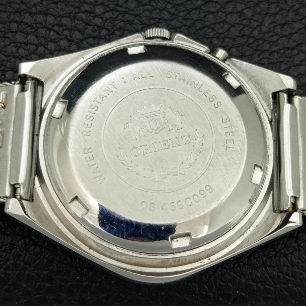 AUTOMATIC VINTAGE ORIENT AAA CRYSTAL JAPAN MENS ORIGINAL DIAL WATCH a706922-1
