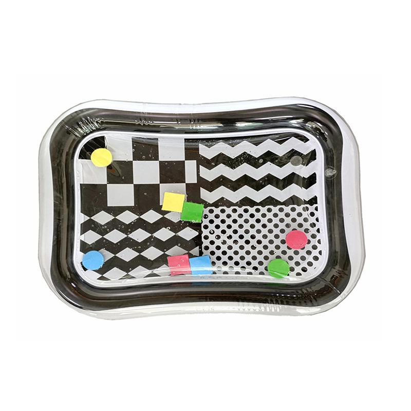 Inflatable Baby Tummy Time Water Play Mat for Children Inflatable Learning Play Mat for Kids 66x50cm