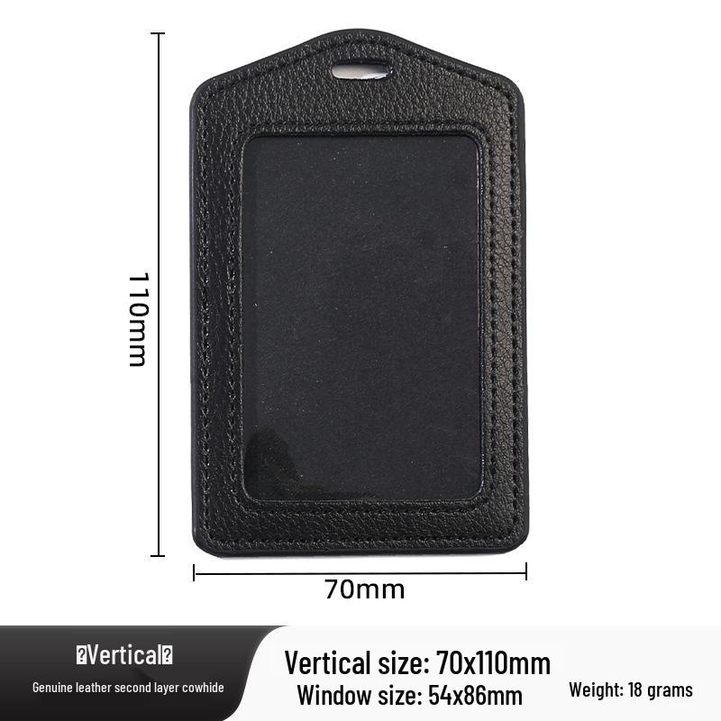 Genuine Leather Card Holder for ID & Documents
