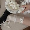 Romantic Spring Outing. Light Summer/autumn Style Breathable Mesh Quilted Lace Bow Knee-high Socks for Children.