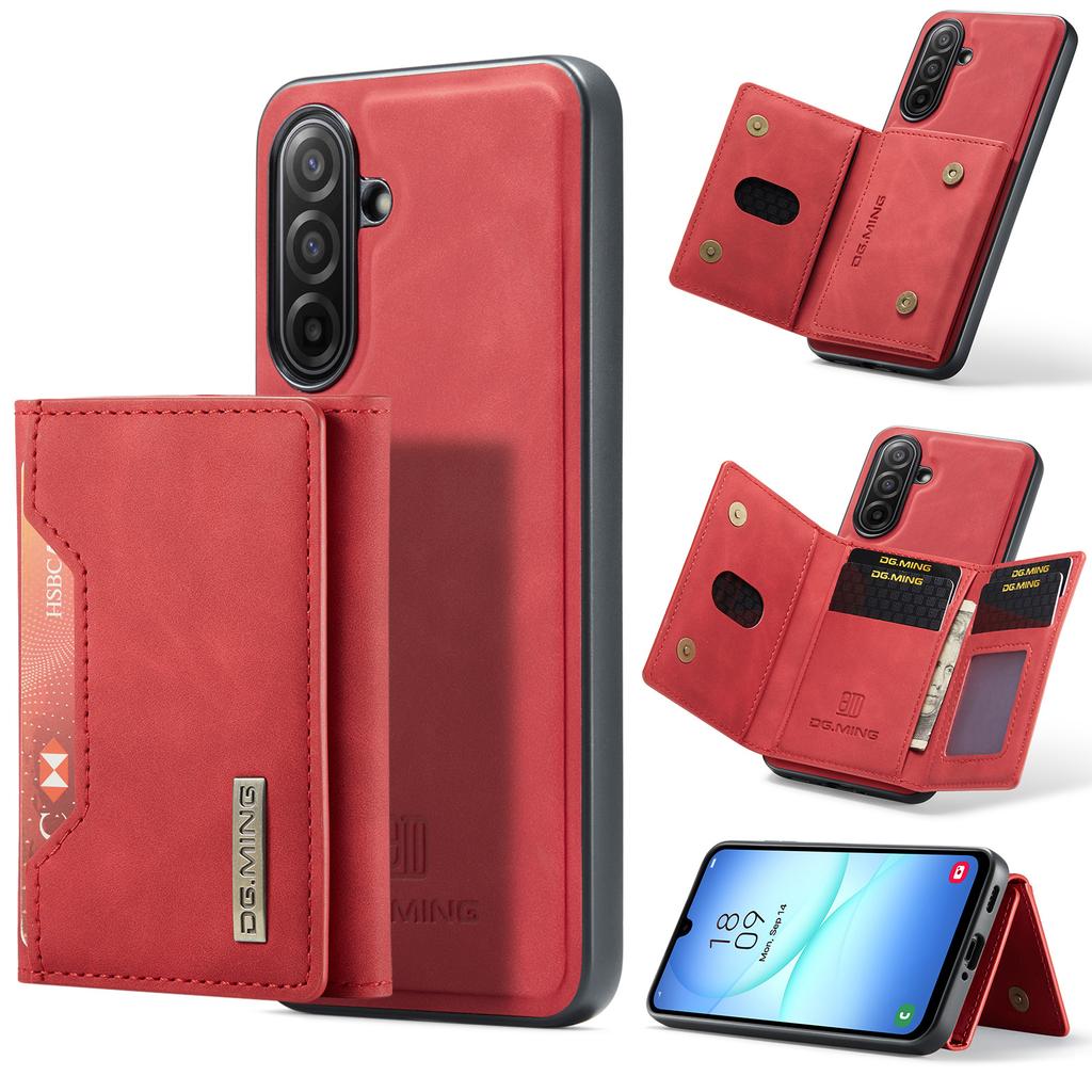 DG.MING M2 Series for Samsung Galaxy A17 5G/4G Case PU + PC + TPU Phone Cover Detachable Wallet