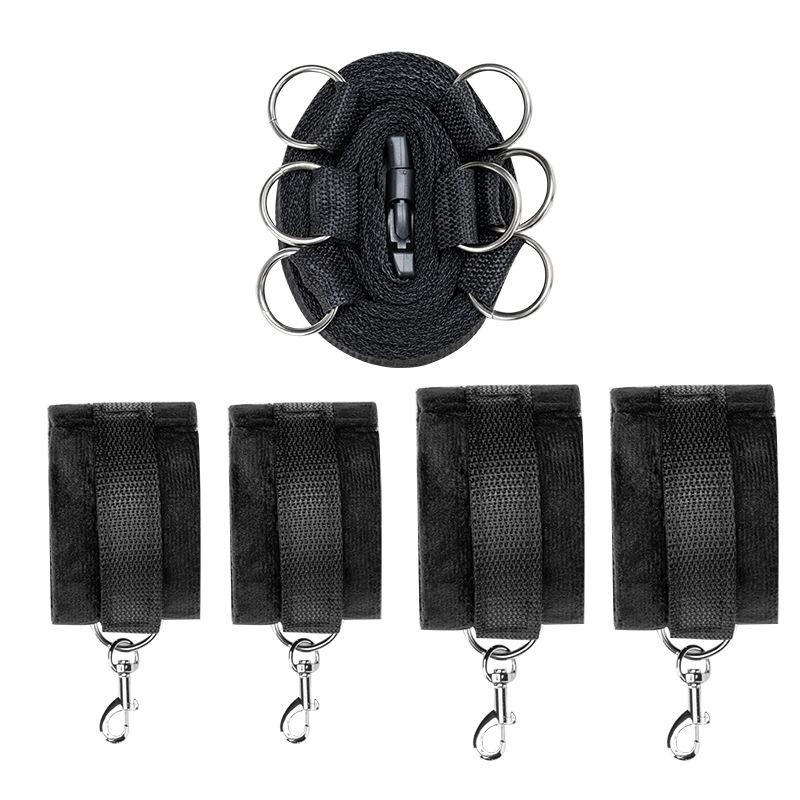 Couple Restraint Bed Straps  Handcuff Bondage Gear Adult Sex Bed Games Tool Kits SM Slave 18+ Sex Product Shop Free Blinder