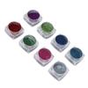 8 Colors Nail Powder Shiny Nail Art Powder Decorative Manicure Tool For Home Nail Salon