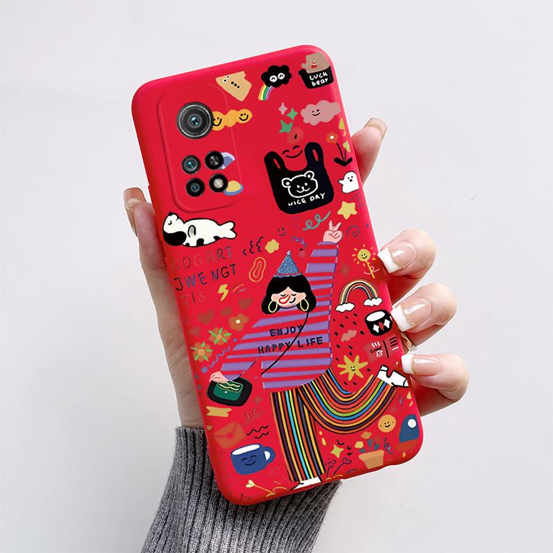 For Xiaomi Mi 10T Pro Case For Xiaomi Mi10T Cover Cartoon Shockproof TPU Silicone Soft Phone Cases For Xiaomi Mi 10T Pro Fundas