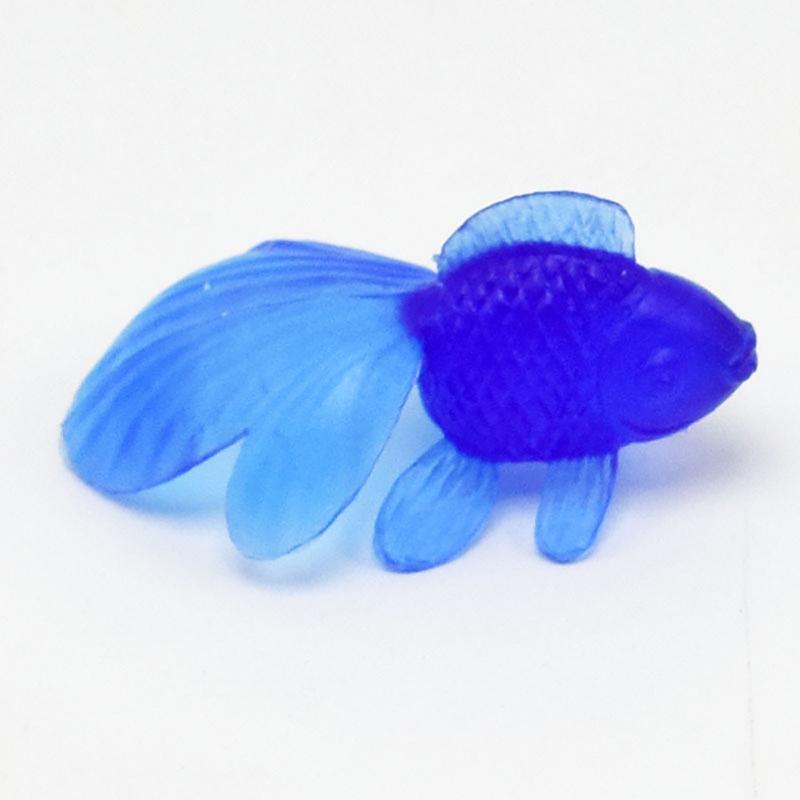 10Pcs Children Water Play Beach Gifts Simulation Goldfish Model Colorful Soft Rubber Small Fish Baby Bath Toys