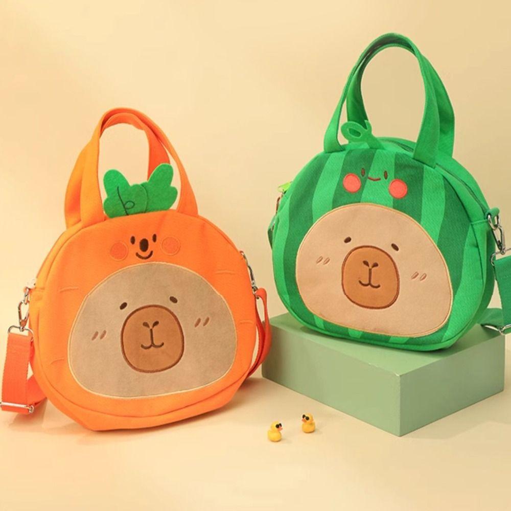 

Большая вместительная сумка на плечо Tomato Capibara Carrot Bee Capybara Handbag Kids Bee