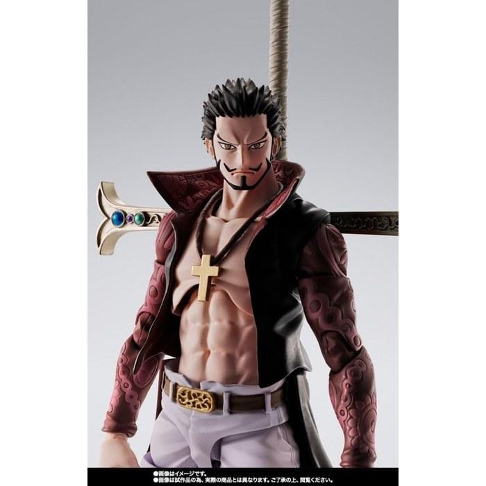 TAMASHII NATIONS One Piece S.H.Figuarts Jarakuru Mihawk -Hawk's Eye- 165mm Painted Figure Multicolor