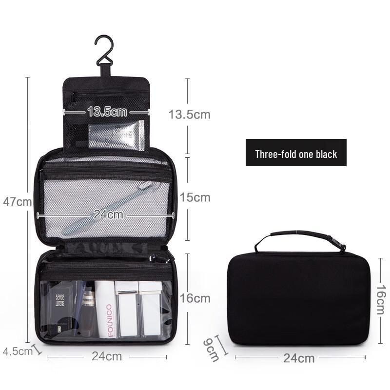 Men s Travel Tri-Fold Wash Bag