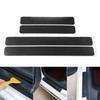 4Pcs 3D Carbon Fiber Car Stickers Car Threshold Anti-kick Protector Strip Auto Door Anti Scratch Tape Protect Film Car Sticker