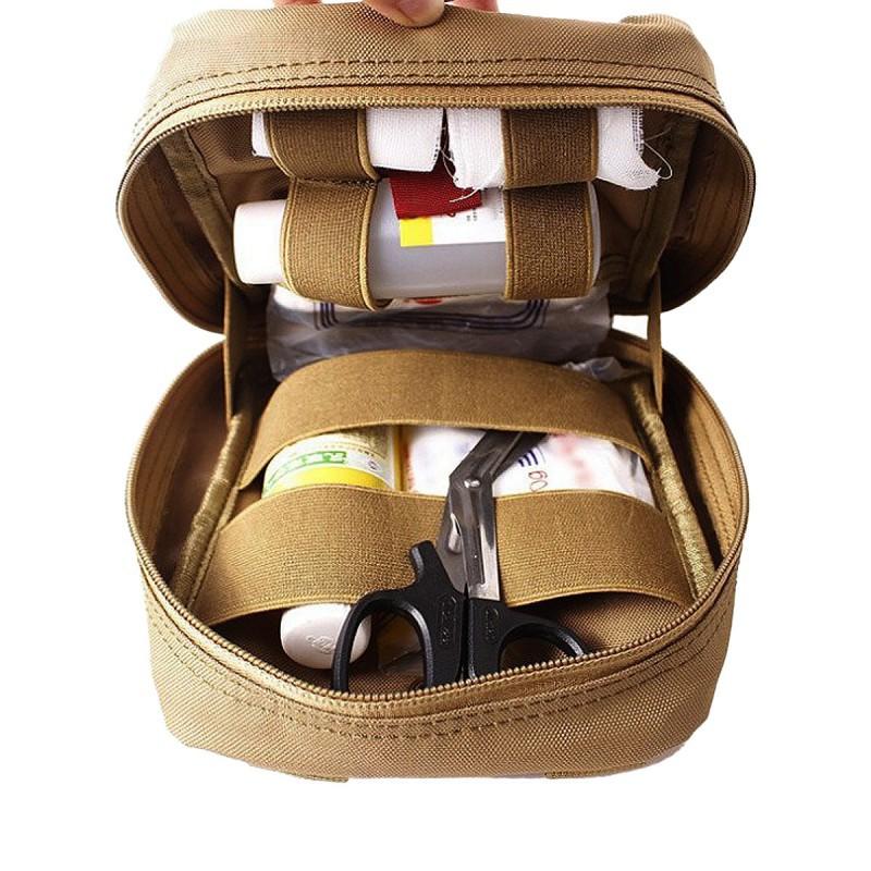 Outdoor Mountaineering Waist Bag Molle Training Field Camping First Aid Portable Medical