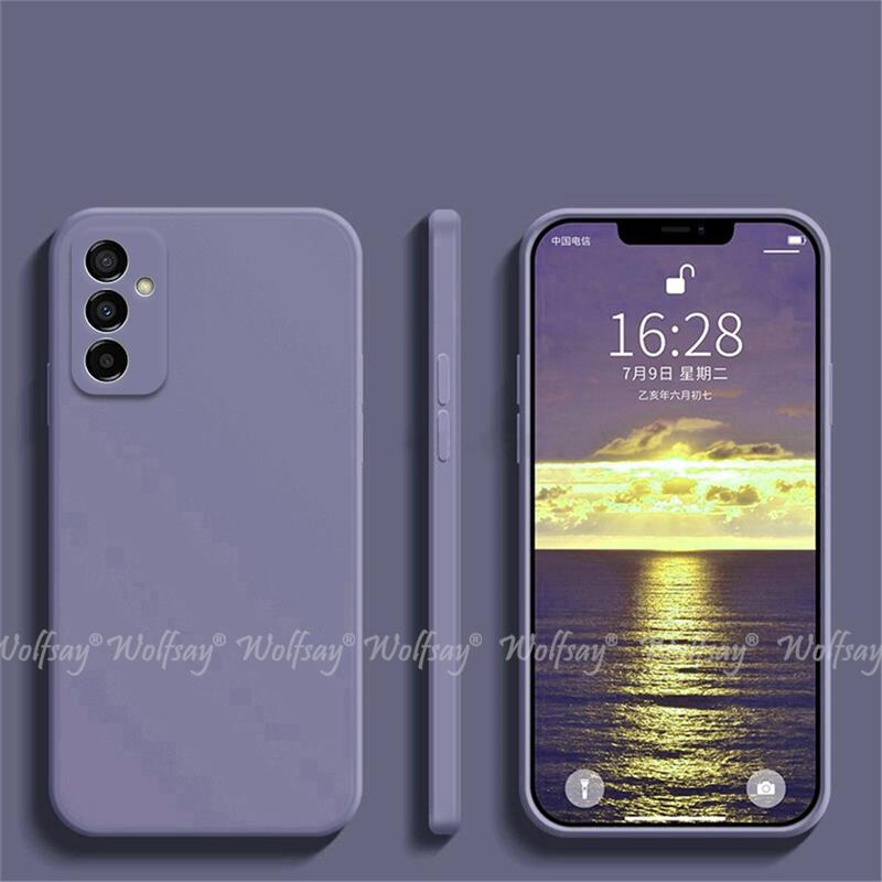 For Samsung Galaxy M23 Case For Samsung M23 F23 A23 A33 A13 A53 A73 Cover Liquid Silicone Protector Anti-drop TPU Phone Case M23