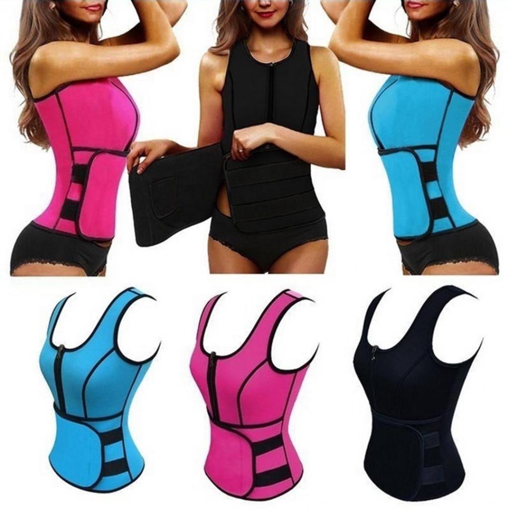 Women Zipper Waist Shaping Vest