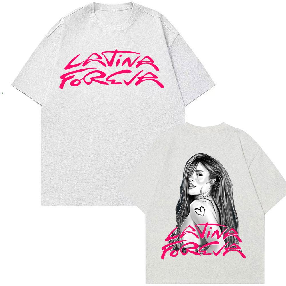 Karol G Tropicoqueta 2025 New Album Tshirts Unisex Women Clothing Hip Hop High Street Tshirt Summer Tops Cozy Short Sleeve T Shirt