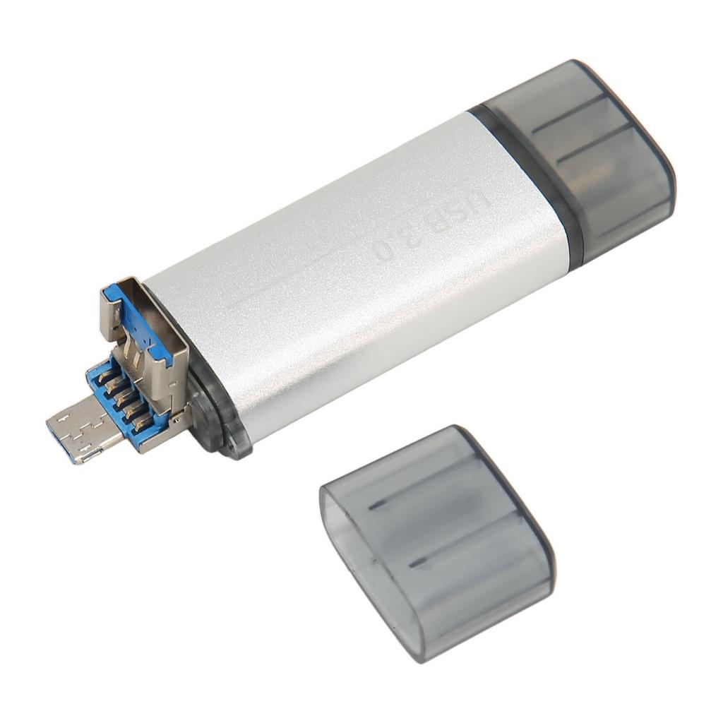 USB C USB 2.0 MICRO USB Memory Card Reader Portable Office Micro Storage Card Reader for OS X System