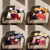 Cute Art P-Pucca Love G-Garu Pillow Case For Room Sofa Cushion Cover Suitable For Home Bedroom Decoration And Protector