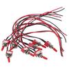 1/8 Stück 2 Positionen 2 Pins Miniatur Kippschalter MTS-101 SPST Mini Kippschalter 6A 250V Vorgecrimptes Kabel Knopf